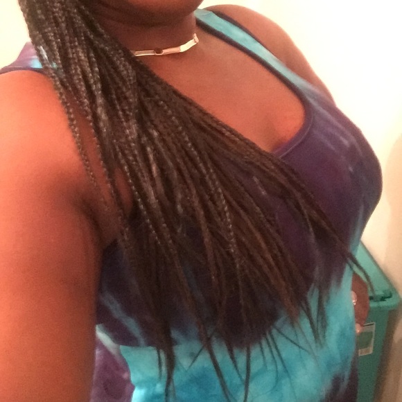 !!! Blue Maxi Dresses - Picture 3 of 4